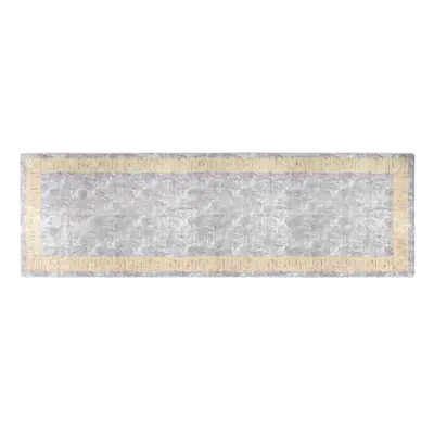 vidaXL Rug Washable Grey Anti Slip Living Room Decor Floor Carpet Area Rug