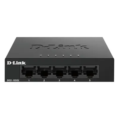 D-Link DGS-105GL network switch Unmanaged Gigabit Ethernet (10/100/1000) Black