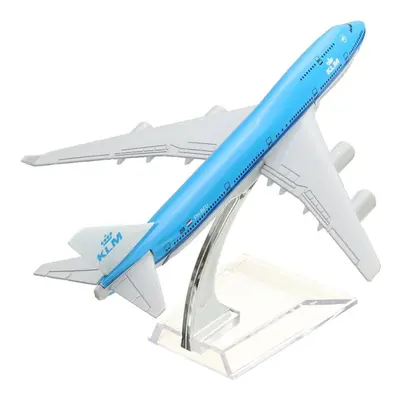 16cm Airplane Metal Plane Model Aircraft B747 KLM Aeroplane Scale Airplane Desk Toy