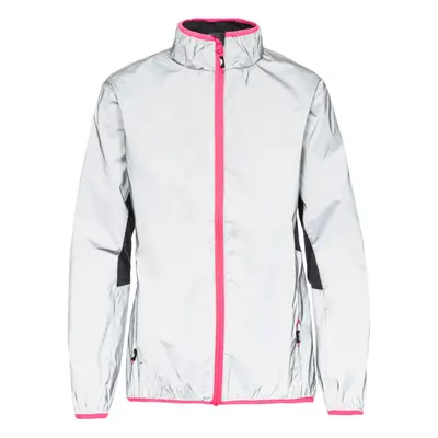 (14, Silver Reflective) Trespass Womens Waterproof Jacket Relective Lumi