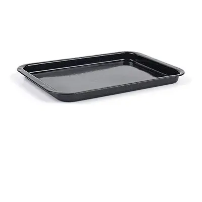 Russell Hobbs CW11471 Romano Vitreous Enamel Baking Tray, cm, Black