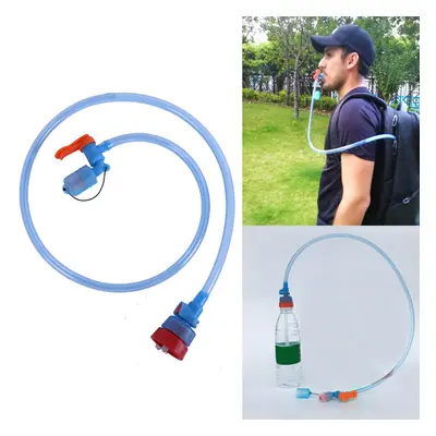 Outdoor Hydration Bag Bladder Water Tube Converter Drinking Straw Suction Nozzle Mouth Piece