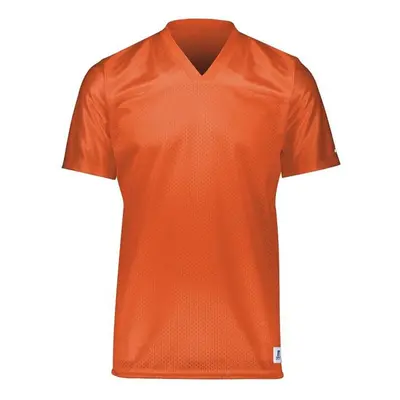 Russell R0593M.BOR.S Adult Solid Flag Football Jersey, Burnt Orange - Small