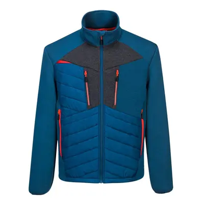 (XXL, Metro Blue) Portwest Mens DX4 Hybrid Baffled Padded Jacket