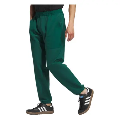 (M, Collegiate Green) adidas Golf Mens Go-To Warm Hybrid Woven Knit Elasticated Sweatpants