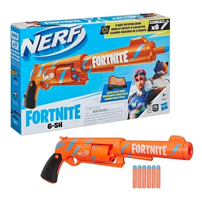 Nerf Blue & Orange Fortnite 6-SH Blaster Toy