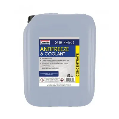 Granville Sub Zero Blue Coolant Concentrate - 20L