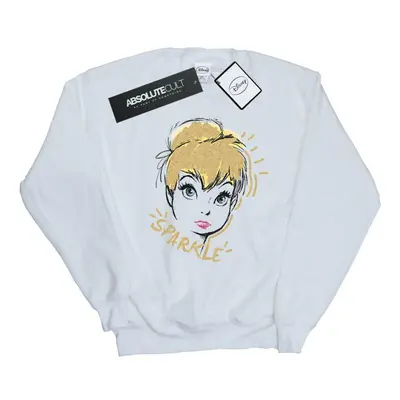 (XL, White) Disney Womens/Ladies Tinkerbell Sparkle Sweatshirt