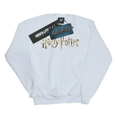 (XL, White) Harry Potter Womens/Ladies Full Colour Logo Sweatshirt