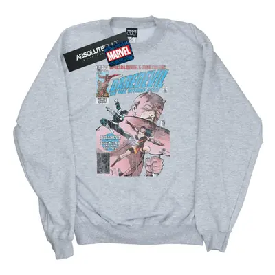 (4XL, Sports Grey) Marvel Mens Daredevil Distressed Bullseye Vs Elektra Cover Sweatshirt