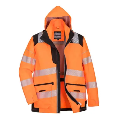 (XXL, Orange/Black) Portwest Mens PW3 In Hi-Vis Safety Jacket