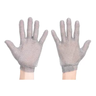 (L, Silver) Portwest Unisex Adult AC01 Chainmail Cut Resistant Glove