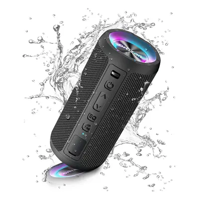 Ortizan Bluetooth Speaker, Portable Wireless Bluetooth Speakers With Led Light, Louder Volume & 