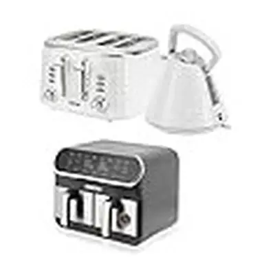 GEEPAS 8L AirFryer, 4Slice Toaster&1.5L Jug Kettle 3000W Kitchen Set