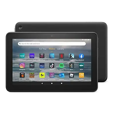 Fire tablet | 7" display, GB, latest model (2022 release), Black with Ads