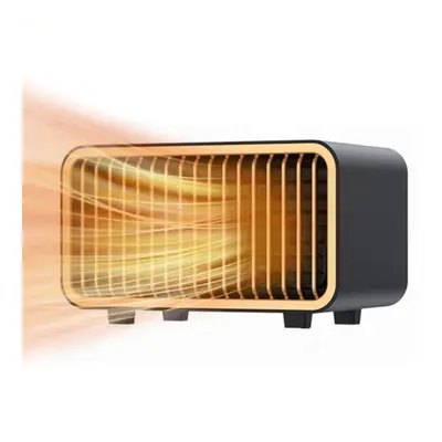 (EU) Portable 800W PTC Ceramic Space Heater - Quiet, Fast Heating, Tip-Over & Overheat Protectio