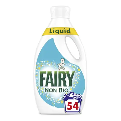 Fairy Non Biological Washing Detergent Liquid for Sensitive Skin 1.89L Washes