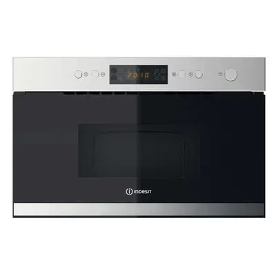 Indesit Aria MWI3213IX Built In Microwave With Grill - Stainless Steel