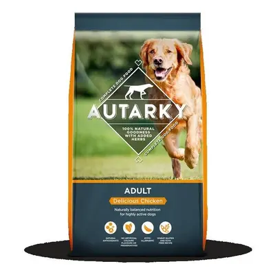 Autarky Hypoallergenic Delicious Chicken Dry Dog Food with Added Herbs, kg