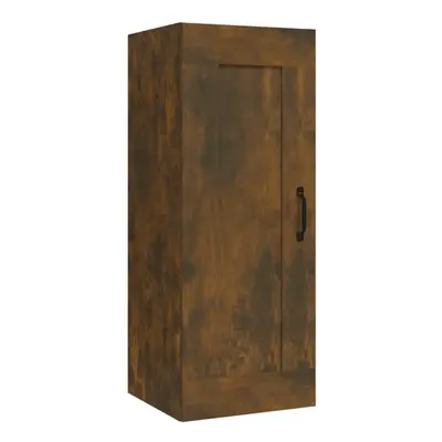 (smoked oak) vidaXL Hanging Cabinet Floating Cabinet Wall Storage Cabinet Engineered Wood