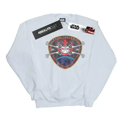 (M, White) Star Wars Mens Rebel Elite Badge Sweatshirt