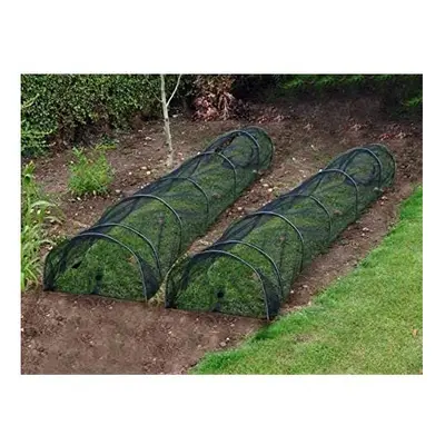 2 X New Garden Net Grow Tunnel Protect Plants Vegetables Insects Birds Pests