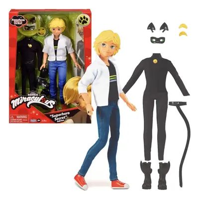 Miraculous Cat Noir Superhero Secret Fashion Doll