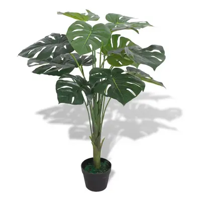 vidaXL Artificial Monstera Plant with Pot 70cm Green Lifelike Realistic Fake