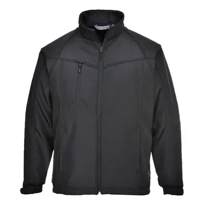 (XXL, Black) Portwest Mens Oregon Soft Shell Jacket