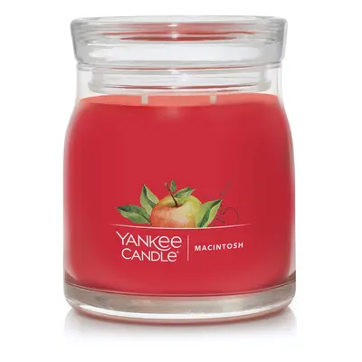 Yankee Candle Macintosh Scented Signature 13oz Medium Jar 2Wick Candle Over Hours of Burn Time