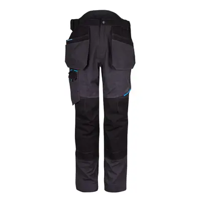 (38R, Metal Grey) Portwest Mens WX3 Holster Pocket Trousers