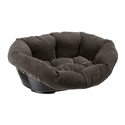 Ferplast Sofa Prestige Cat and Dog Bed, Synthetic Fabric, x x cm, Grey