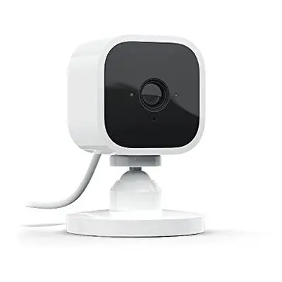 Blink Mini | Indoor plug-in smart security camera, 1080p HD day and night video, motion detectio