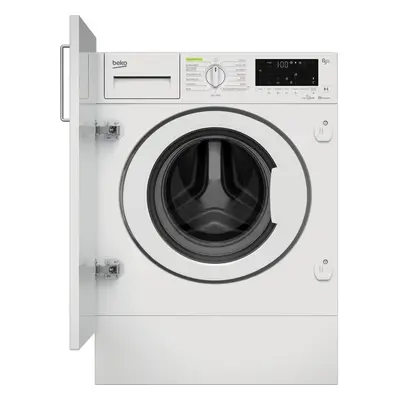 Beko RecycledTub WDIK854421F Integrated 8Kg / 5Kg Washer Dryer with rpm - White