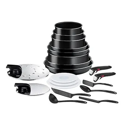 Tefal Ingenio Easy ON Pots & Pans Set, Pieces, Stackable, Removable Handle, Space Saving, Non-St