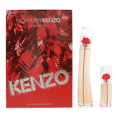 Kenzo Flower Eau De Vie Piece Gift Set: Eau De Parfum 50ml - Eau De Parfum 15ml