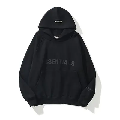 (black, M) ESSENTIALS Sweatshirt Trendy Letter Men's and Women's Hoodie