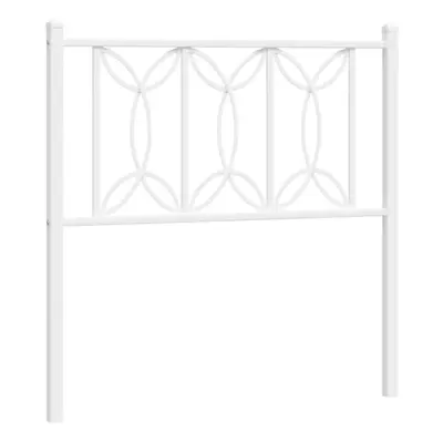 (white, cm) vidaXL Metal Headboard Bedroom Home Decor Bed Header Bed Headboard White cm