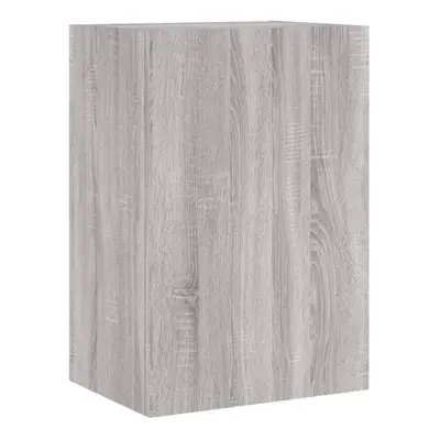 vidaXL TV Wall Cabinet Wall-mounted TV Cabinet Grey Sonoma Engineered Wood