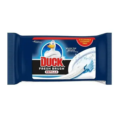 Toilet Duck Fresh Brush Refill Flushable Cleaning Pads, Pack of