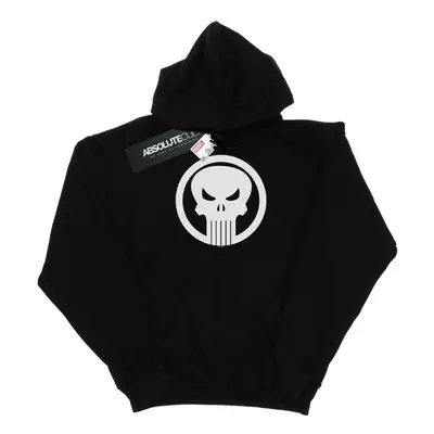 (7-8 Years, Black) Marvel Girls The Punisher Skull Circle Hoodie