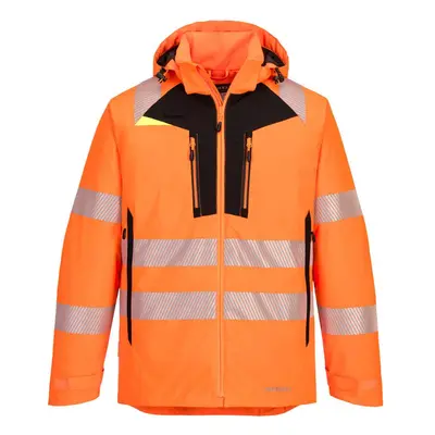 (3XL, Orange/Black) Portwest Mens DX4 Hi-Vis Winter Jacket