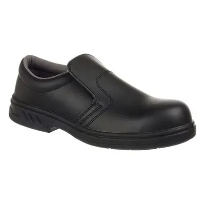 (2 UK, Black) Portwest Mens Steelite Slip-on Safety Shoes