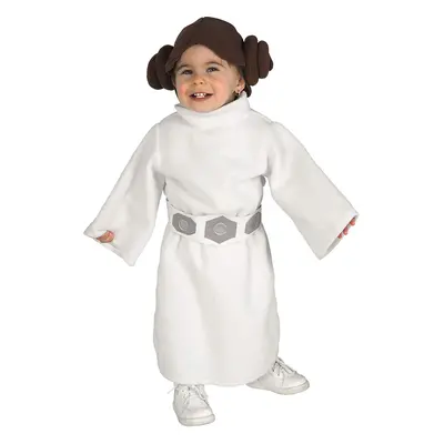 Rubie's baby girls Star Wars Princess Leia Romper Infant and Toddler Costumes White Toddler US