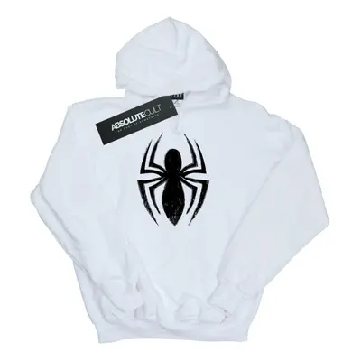 (M, White) Marvel Womens/Ladies Spider-Man Ultimate Spider Logo Hoodie