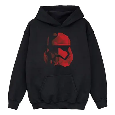 (9-11 Years, Black) Star Wars: The Last Jedi Boys Stormtrooper Cubist Helmet Hoodie