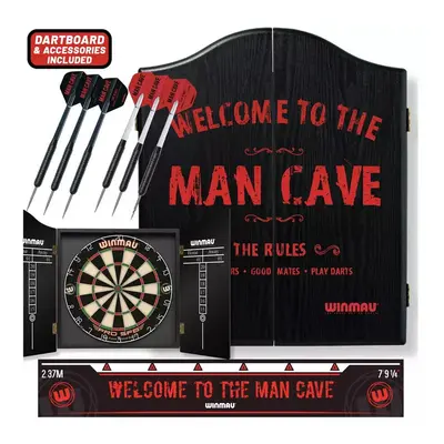 The Man Cave Winmau Complete Dart Set with Pro SFB Dartboard