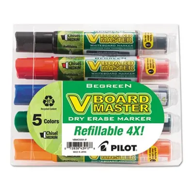 Pilot BeGreen Dry Erase Marker Assorted Chisel per Pack