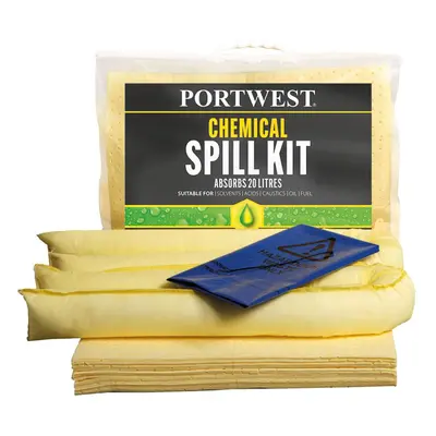 Portwest 20L Chemical Spill Kit (Pack Of 6)