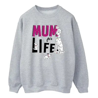 (XXL, Sports Grey) Disney Womens/Ladies Dalmatians Mum For Life Sweatshirt